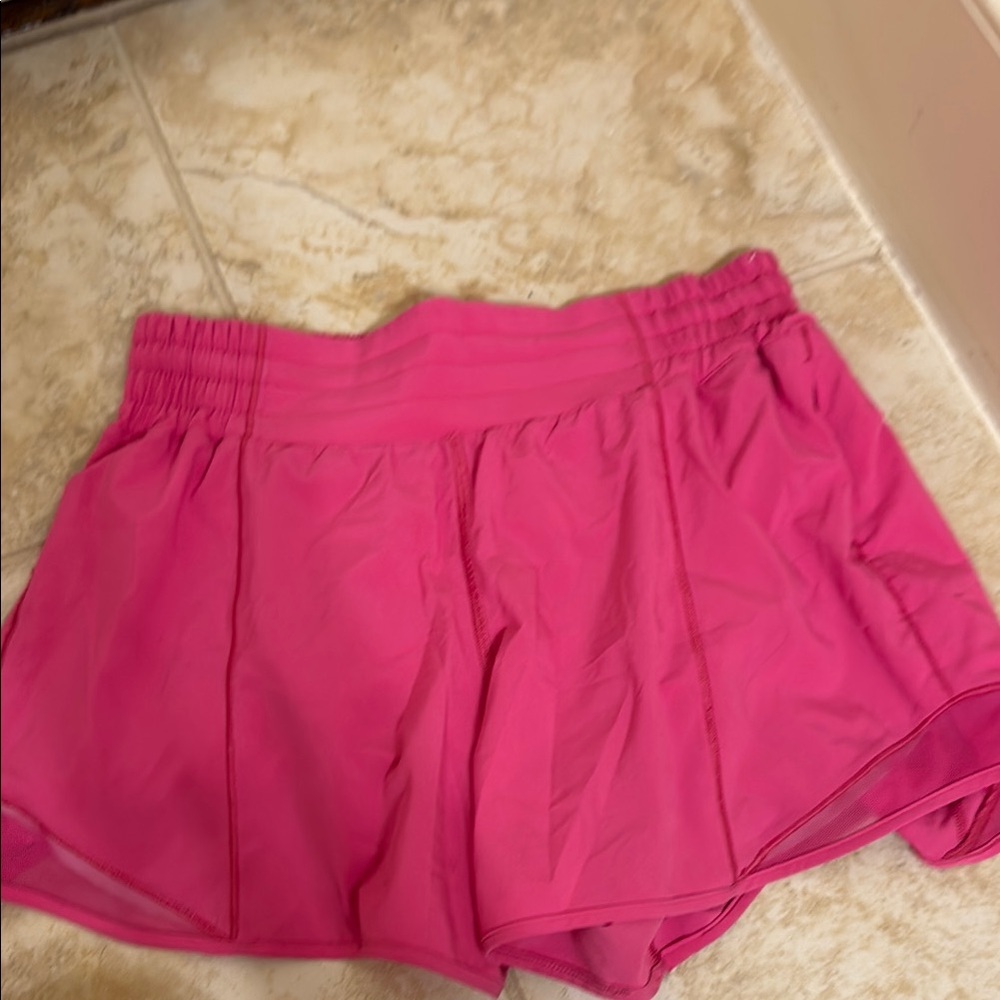 Lululemon Bright Pink Shorts